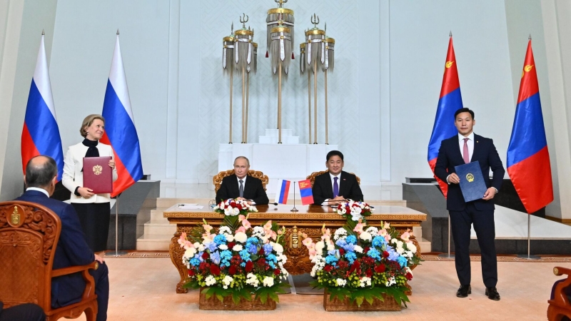 Путина встретился с президентом Монголии