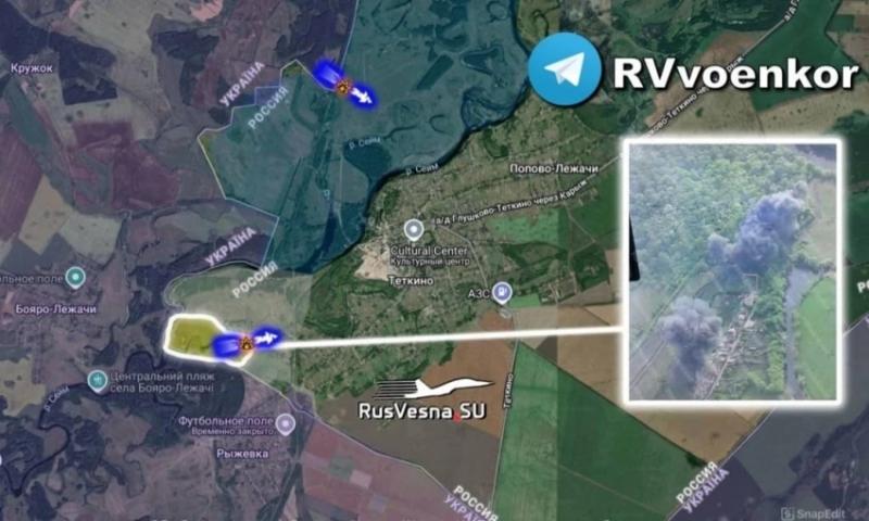 В Курской области идут ожесточённые бои в Глушковском районе: карта боевых действий по состоянию на 07.05.2025
