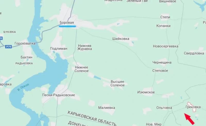 ВС РФ вышла к границе Харьковской области в районе луганской Грековки на Оскольском направлении