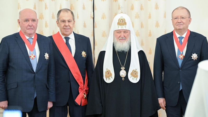 Глава МИД Абхазии поздравил Лаврова с вручением ордена Андрея Первозванного
