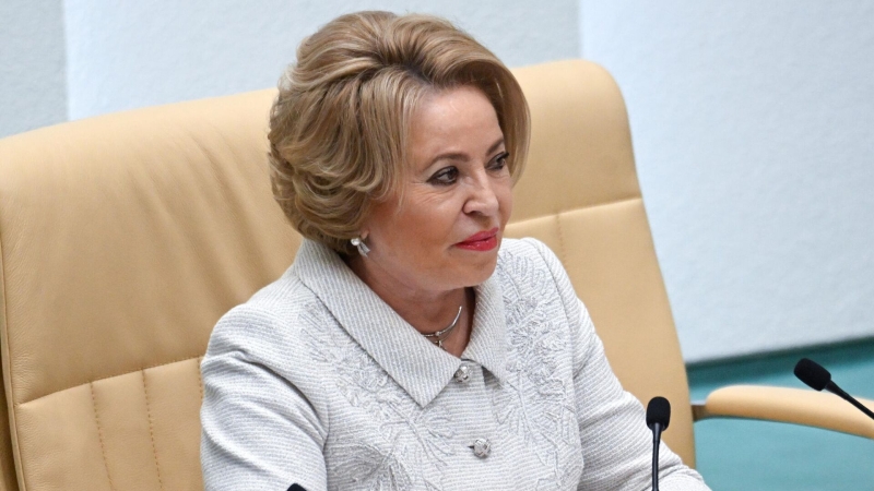 Матвиенко поздравила главу Народного Совета Туркмении с днем рождения