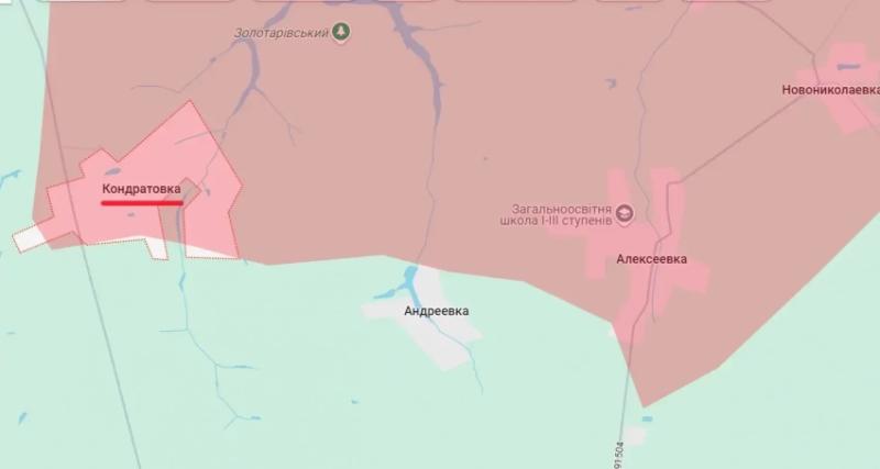 Село Кондратовка Сумской области перешло под контроль армии России, движение к Сумам продолжается