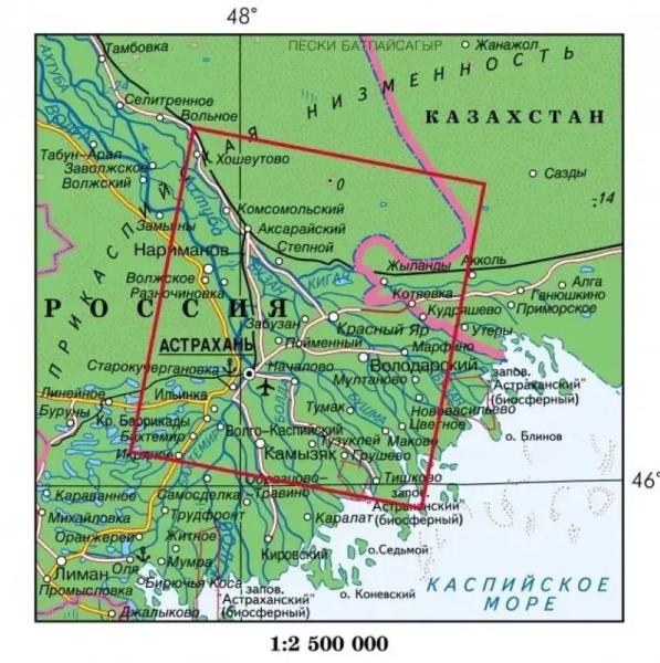 В какое море впадает русская Волга