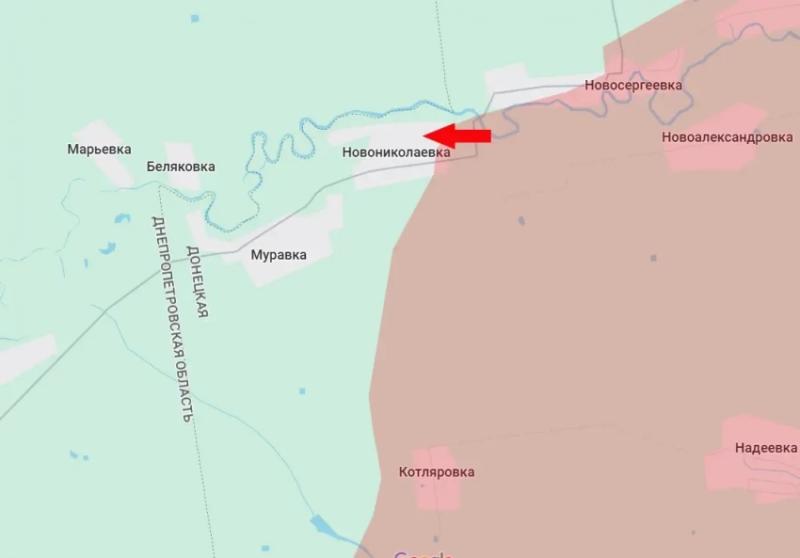 ВС РФ начали бой за Новониколаевку, украинские пользователи назвали солдат ВСУ, оставшихся к югу от реки Солёная, обречёнными
