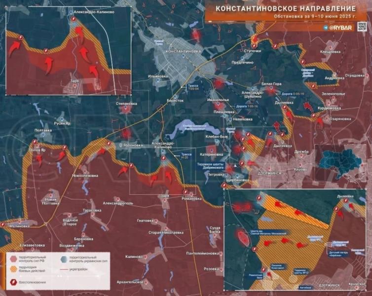 ВС России ведут ожесточённые бои у границы с Днепропетровской областью в направлении Покровска: свежие подробности на 11.06.2025