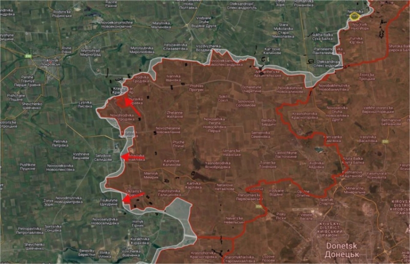 Обновлённая карта боевых действий на Украине по данным на 26.09.2024: обстановка в зоне СВО на сегодня