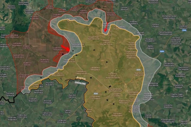 Опубликована новая карта боевых действий в Курской области по состоянию на вторник, 12 ноября 2024