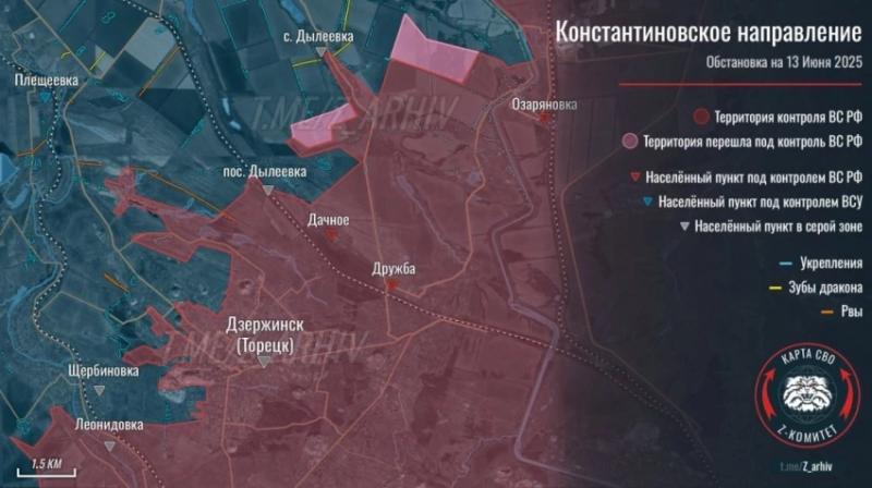 Ожесточённые бои на Покровском направлении продолжаются на нескольких участках: свежие данные на 15.06.2025